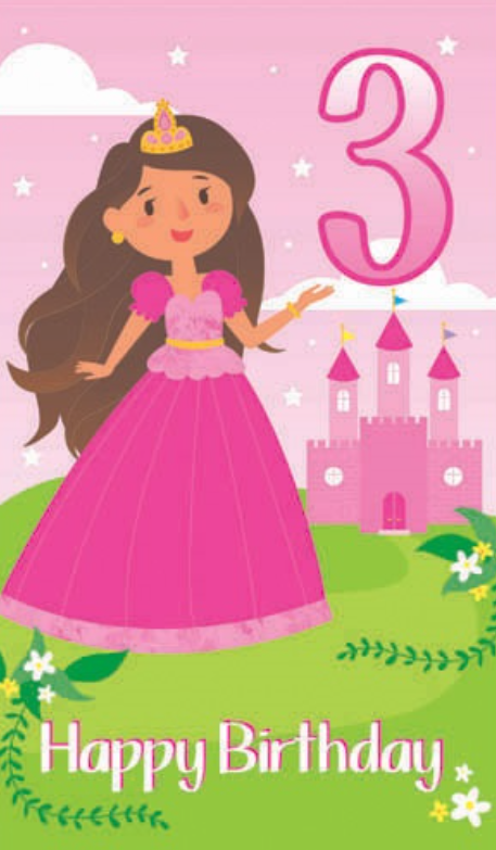 Happy Birthday year old Princess Car - Main Image