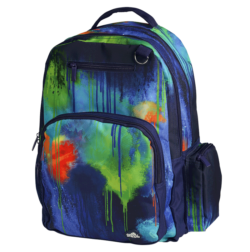 Spencil | Big Kids Backpack - Colour Drip