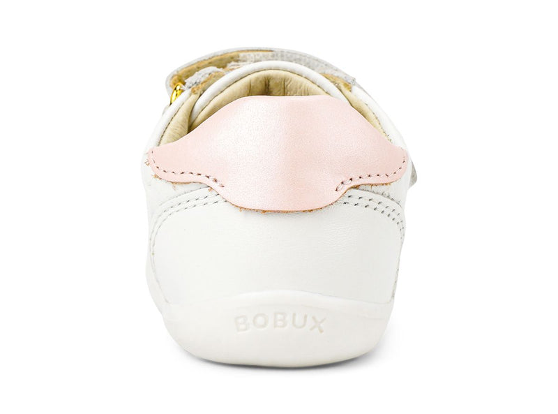Bobux | SU Sprite - Embossed White + Seashell Shimmer