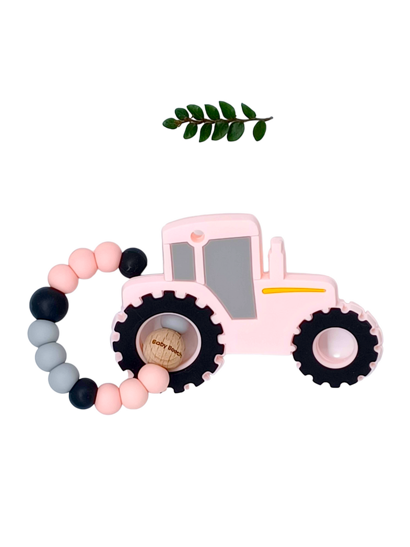 Baby Beech | Pendant Teether - Tractor