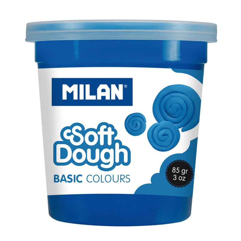 Milan Soft Dough Basic Colours Assorted Pack 10