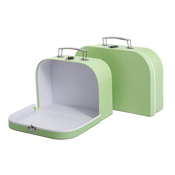 Suitcase Gift Box Sage - 2pce Mint RRP $39.99