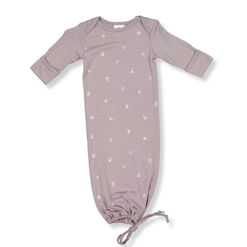 LFOH | Newcomer Baby Gown - Taupe Nature