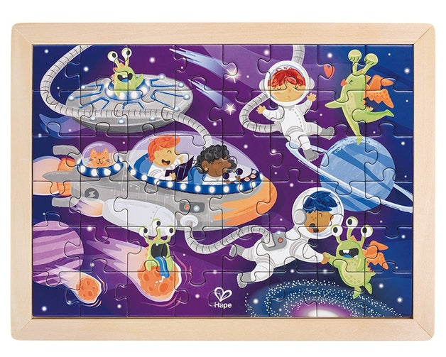Hape: Double-Sided Puzzle - Space Friends