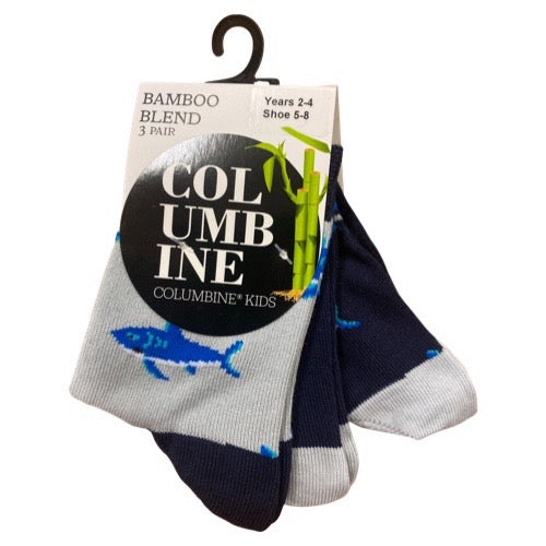 Columbine | Bamboo Shark Socks