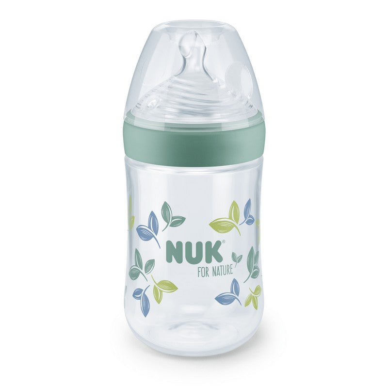 NUK for Nature baby bottle with Temperature Control 260ml