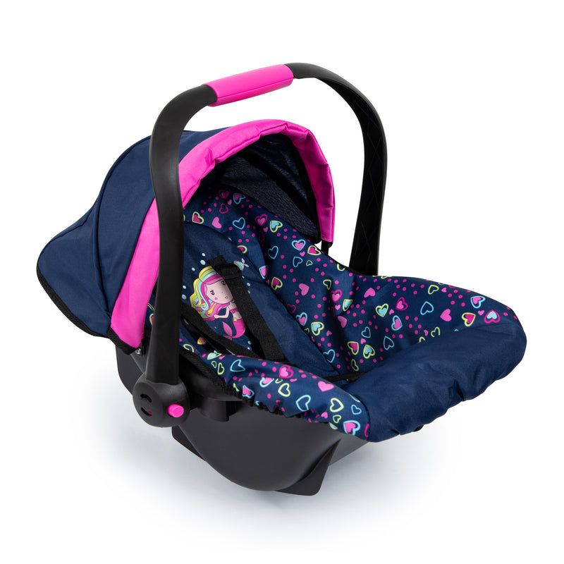 Bayer | Limited Deluxe Doll Car Seat with Canopy - Navy Mermaid