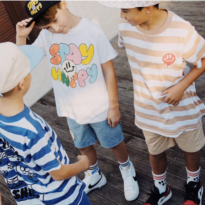 Band Of Boys | The Lucky T-Shirt Blue Stripe Tee