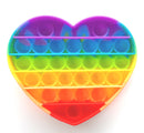 Fidget Popit Heart Rainbow