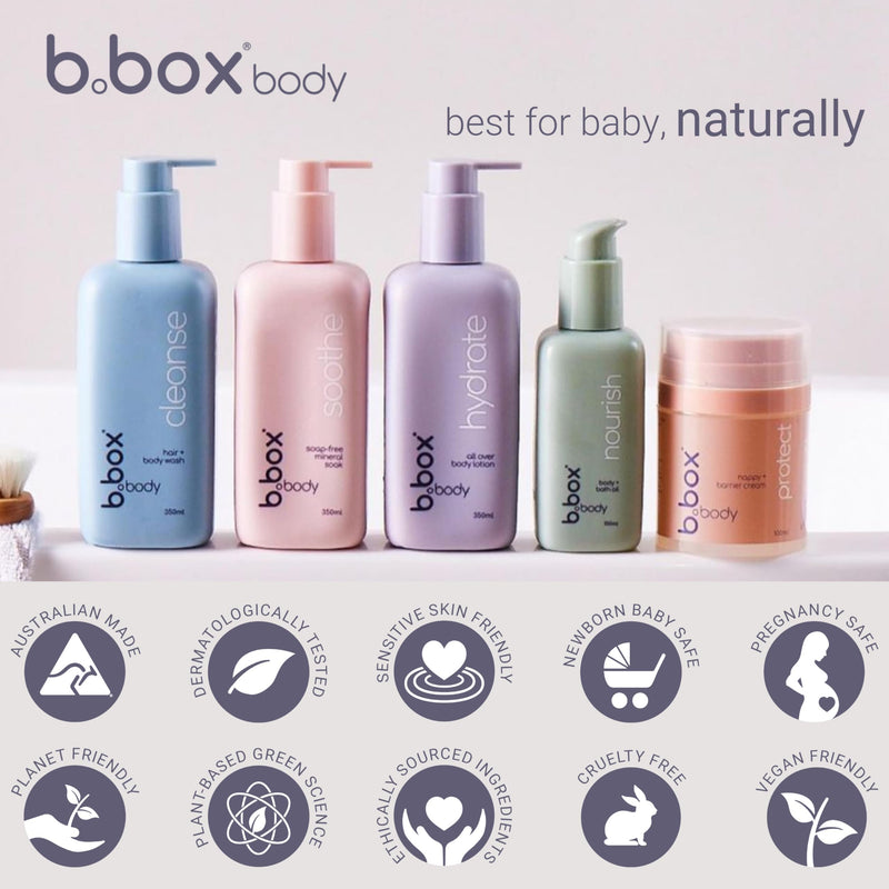 B.Box Body Soothe Soap Free Mineral Soak 350ml