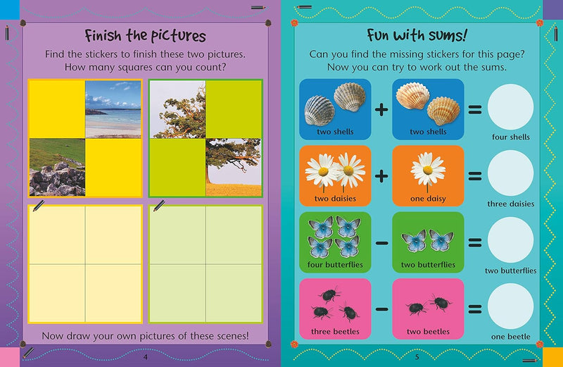 Play and Learn Sticker Activity - Nature