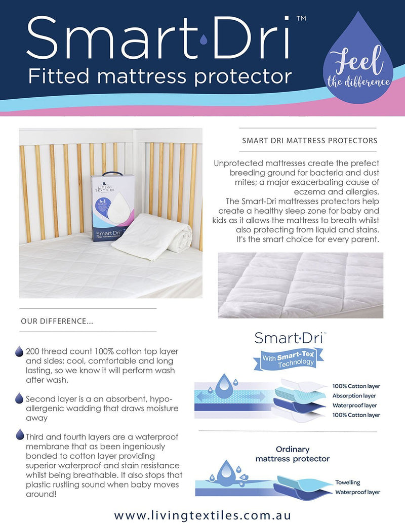Living Textiles | Smart- Dri Mattress Protector