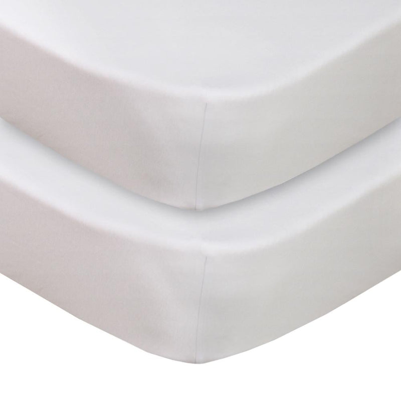 Living Textiles | 2pk Cotton Jersey Fitted Cot Sheets