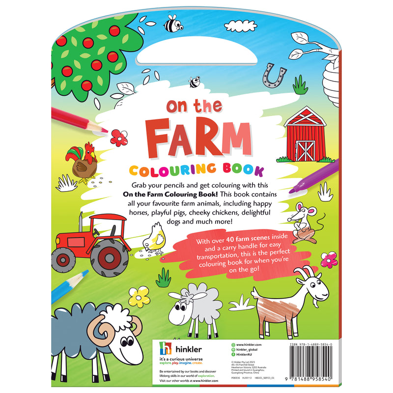 On the Farm Colouring Book