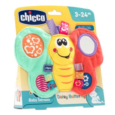 Chicco | Baby Senses Daisy Butterfly Textile Rattle