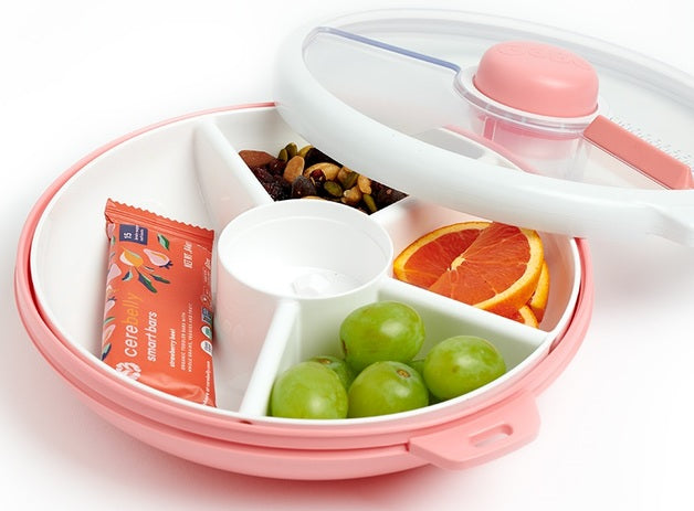 Gobe | Large Snack Spinner - Coral Pink