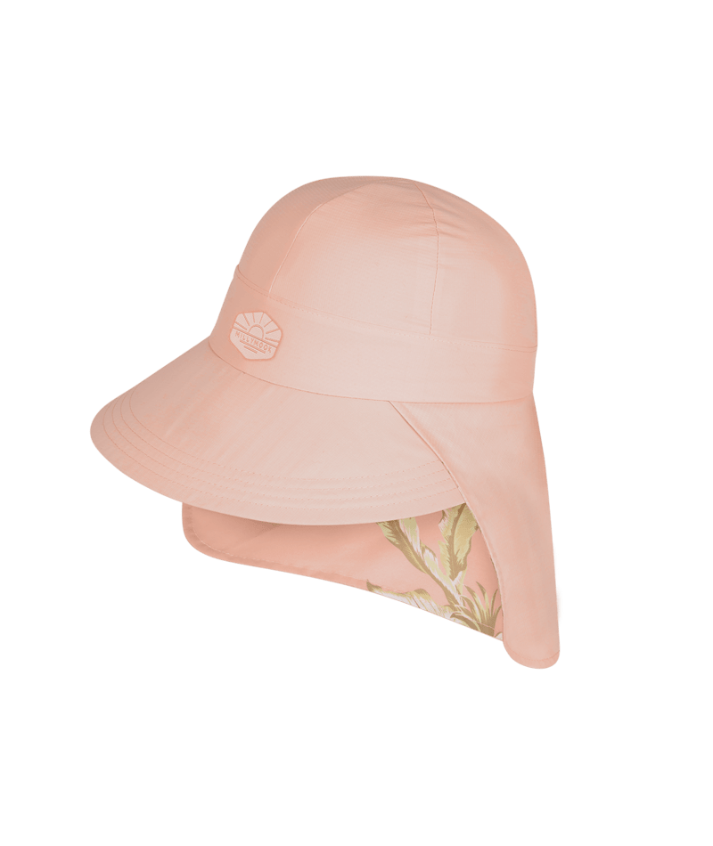 Millymook Girls Dusty Pink Legionnaire Sunhat Bingie