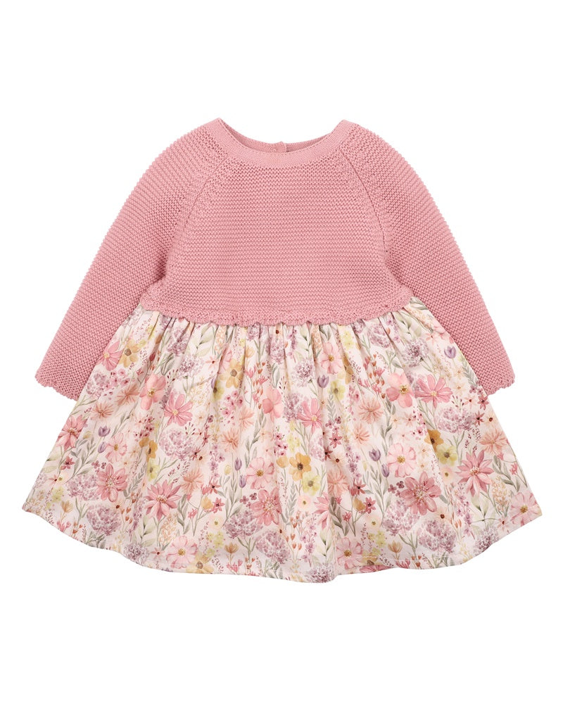 Bébé | Baby Girl Thea Bodice Knitted Dress
