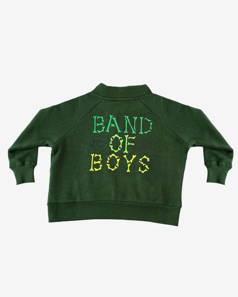 Band of Boys| Green Bones Quarter Zip Crew