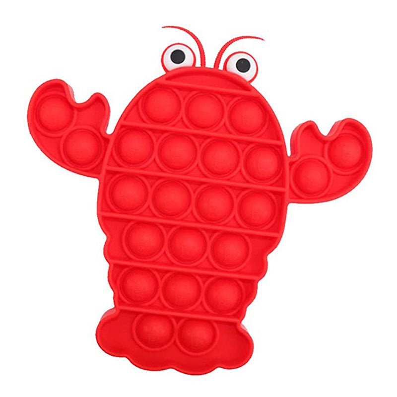 Lobster Silicone Push Pop It Bubble Fidget Toy