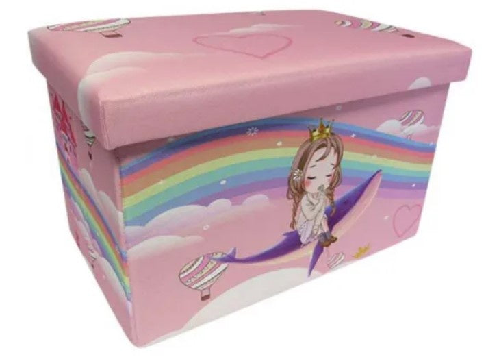 Toy Chest Pink Whale