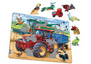 (NEW) Tractor & Combine Harvester at Work