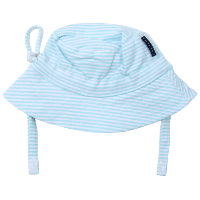 Korango | Victorian Government's Cotton Sun Hat - Mint Stripe