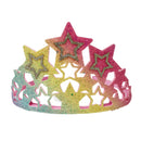 Pink Poppy | Unicorn Dreamer Rainbow Star Soft Glitter Crown