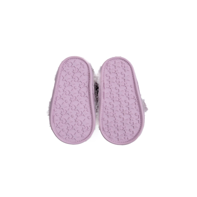 Hi-Hop | Baby's Plush Bootie Slippers - Lilac