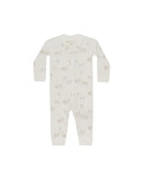 Quincy Mae |  Zip Longsleeve Sleeper || Swans