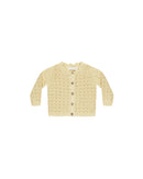 Quincy Mae | Scalloped Cardigan- Yellow
