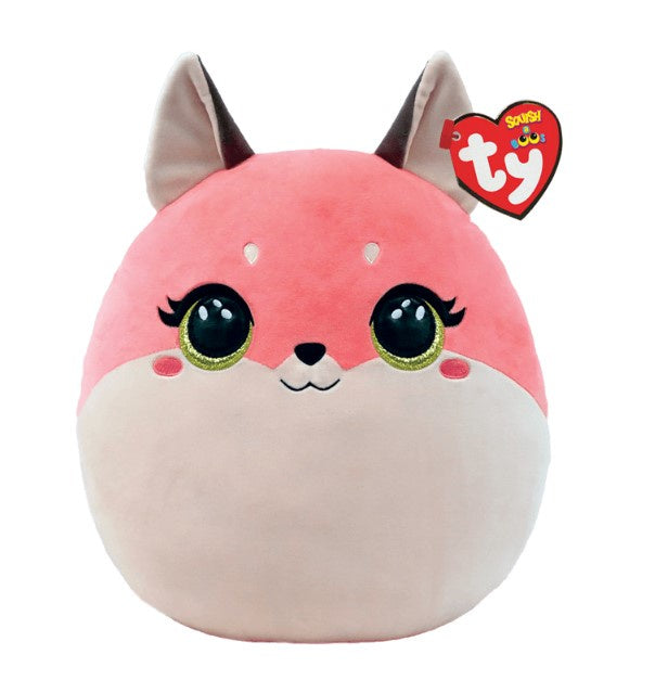 Ty | Squishy Beanies Roxie - Pink Fox 35cm