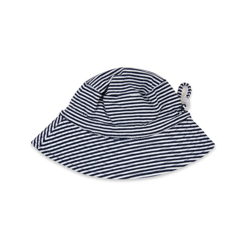Korango | Cotton Sun Hat - Navy Stripe