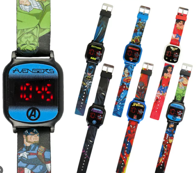 Marvel/DC Touchscreen LED Watch
