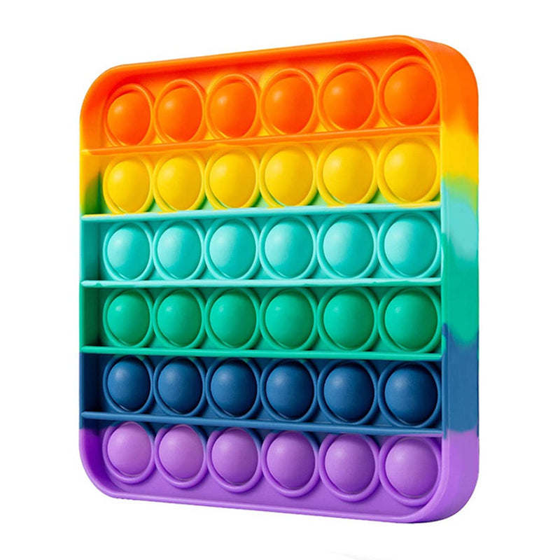 Popits | Push Pop Rainbow Square RRP $4.99