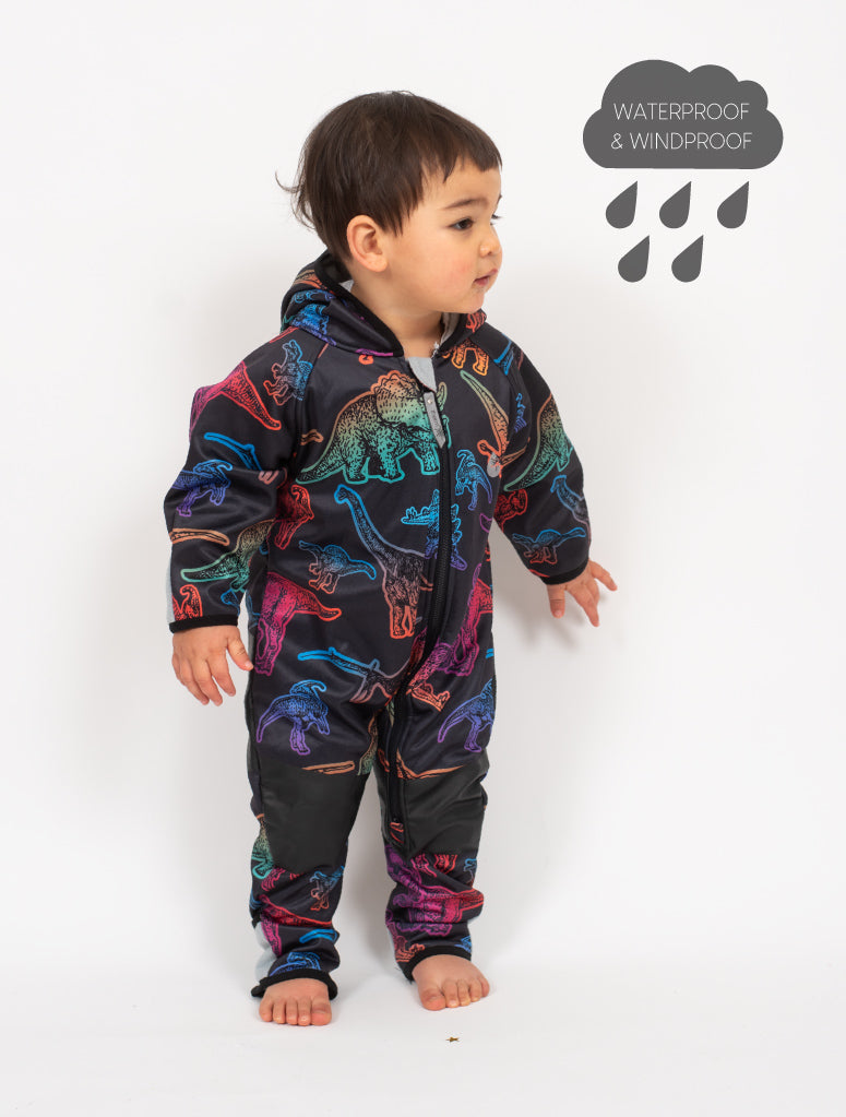 Therm | All-Weather Onesie - Neon Dino