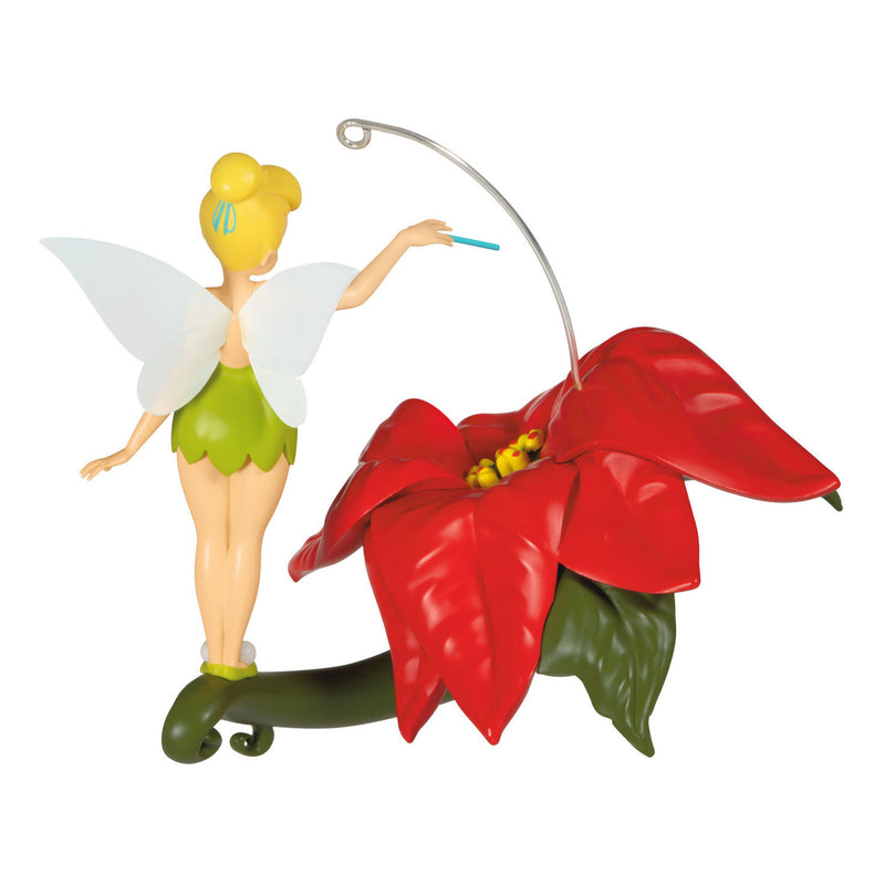 Hallmark | Disney Tinker Bell Pixie-Dusted Poinsettia Ornament 2023