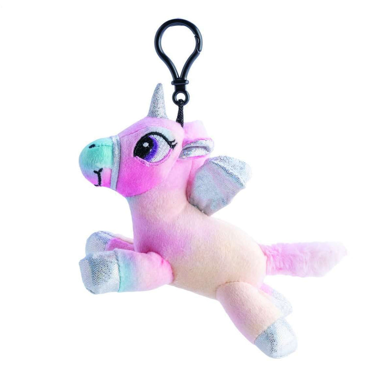 Unicorn Tie Dye Plush Keychain with Sound