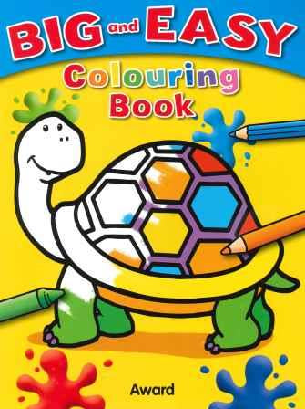 Big & Easy Colouring Turtle Book