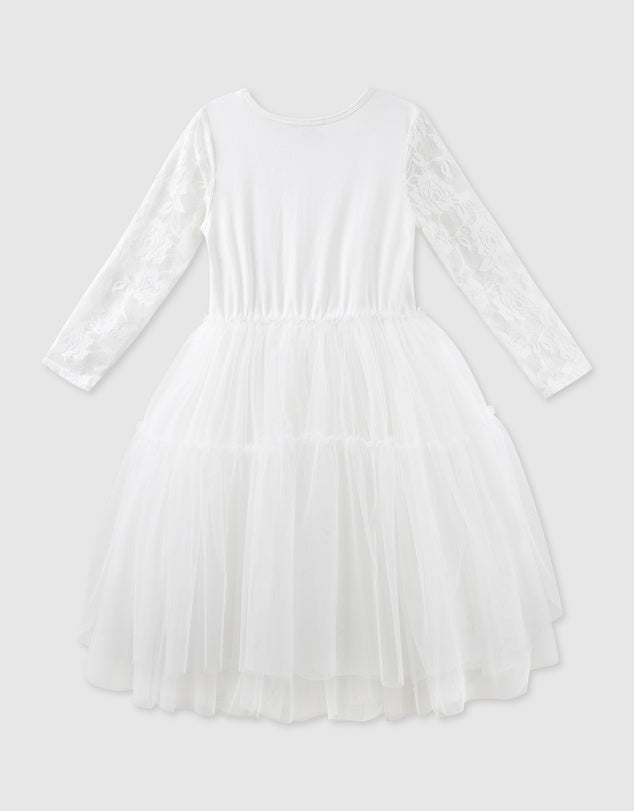 Designer Kidz | Princess Lace L/S Tutu Dress