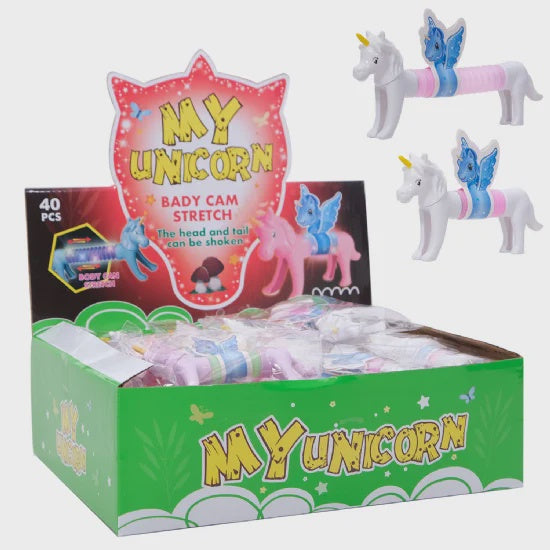 Kids Unicorn - Stretchy Toy With Light - 12cm RRP $3.99