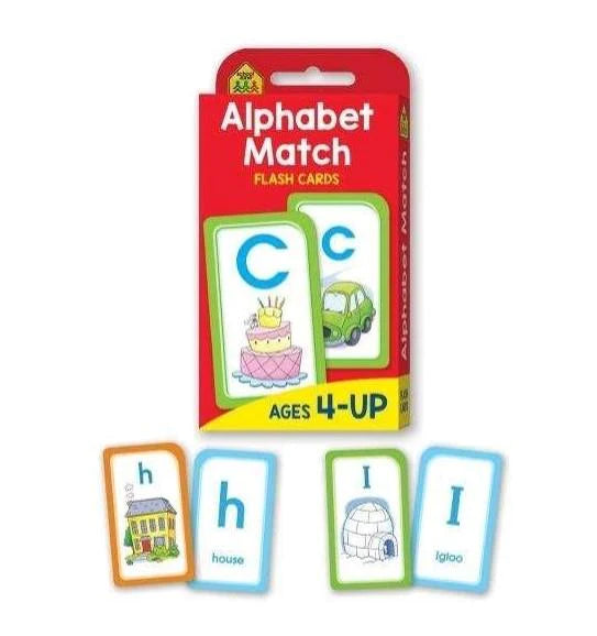 School Zone | Alphabet Match flash cards | Hinkler