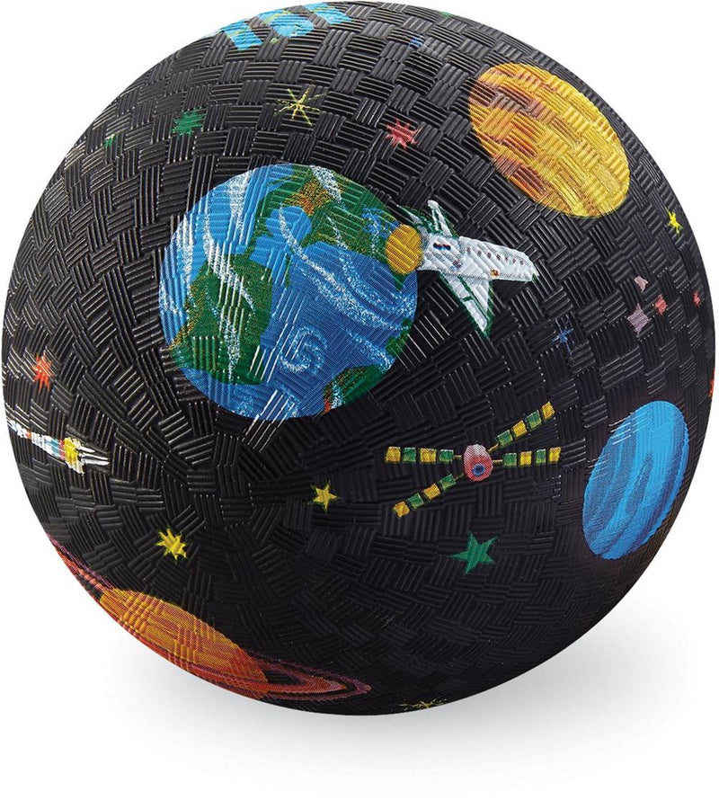 Crocodile Creek Playground Ball (Space Exploration) - 7 Inches