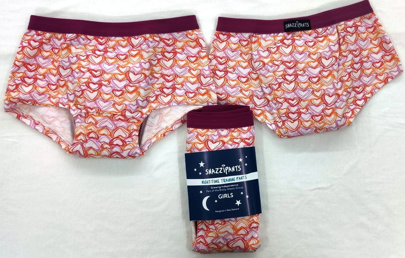 Snazzipants Night-Time Training Pants / Hearts