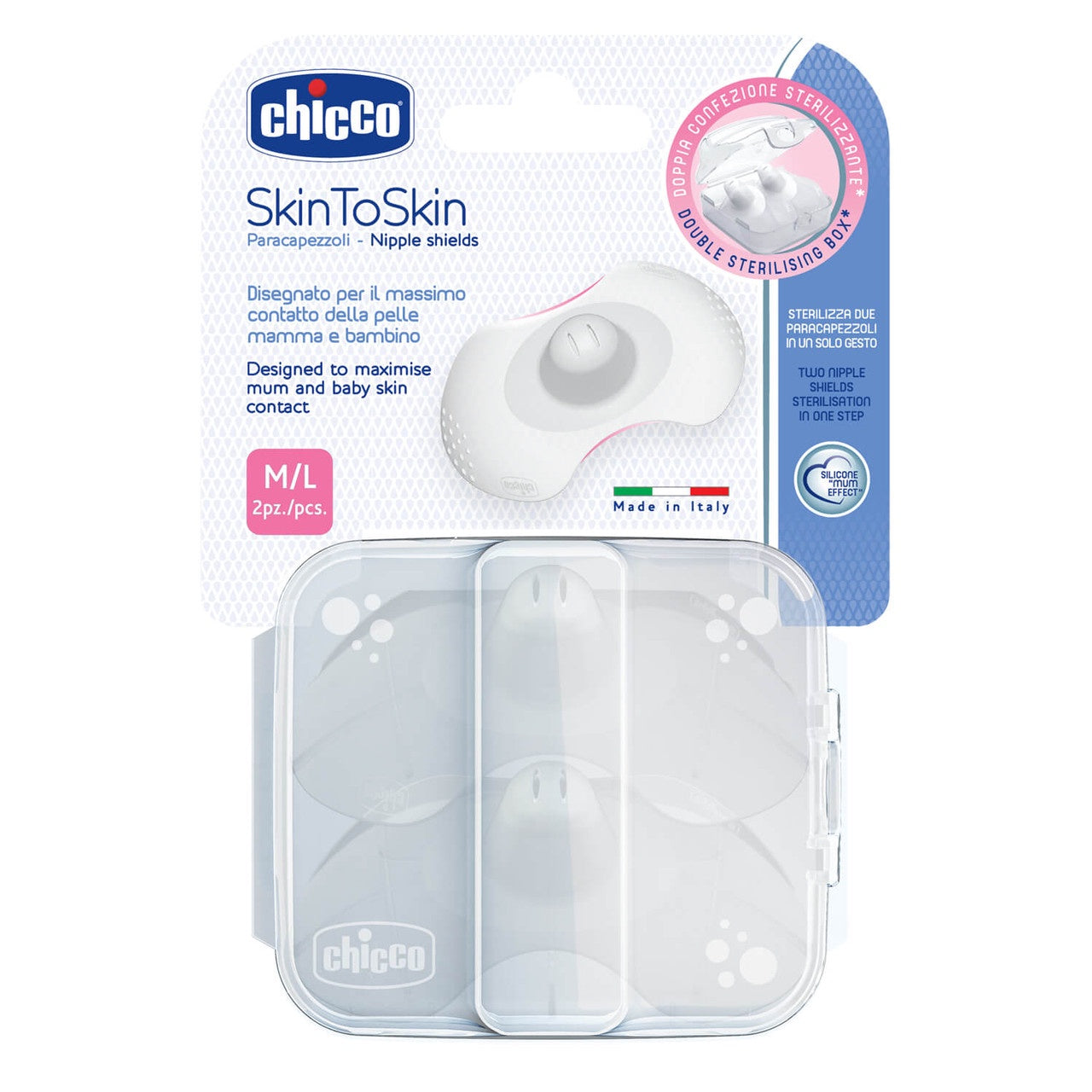 Chicco Nipple Shields 2 In Pack Various Sizes
