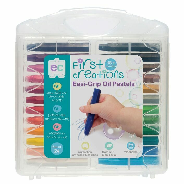 First Creations Easi-Grip Oil Pastels-24