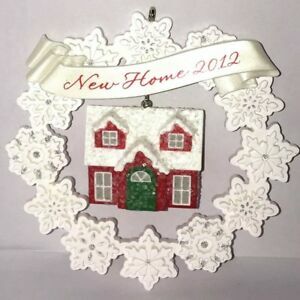 Hallmark Keepsake Ornament New Home 2012 Snowflake Wreath House