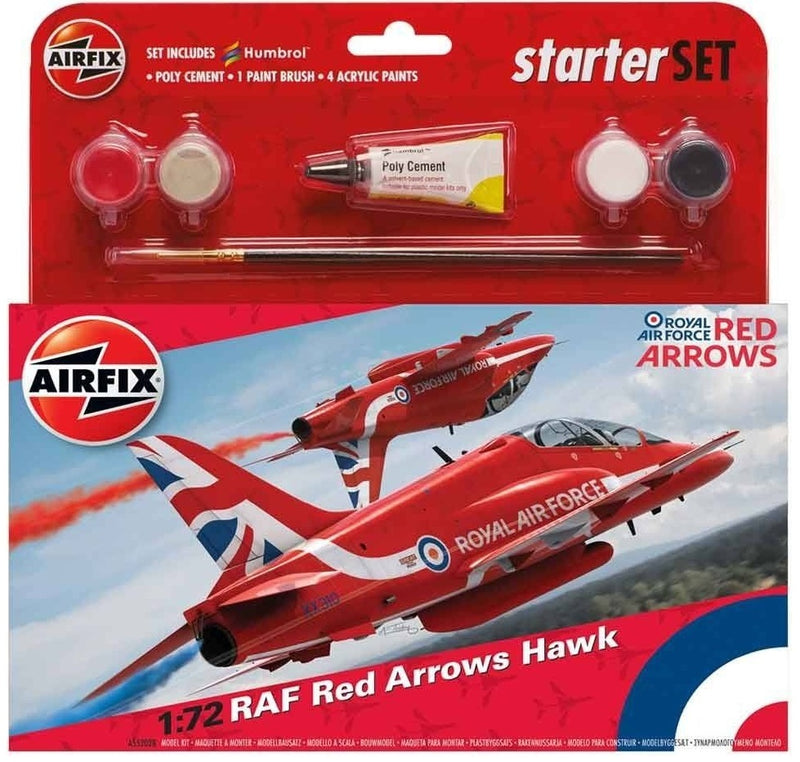 Airfix | RAF Red Arrows Gnat Starter Set RRP $32.99