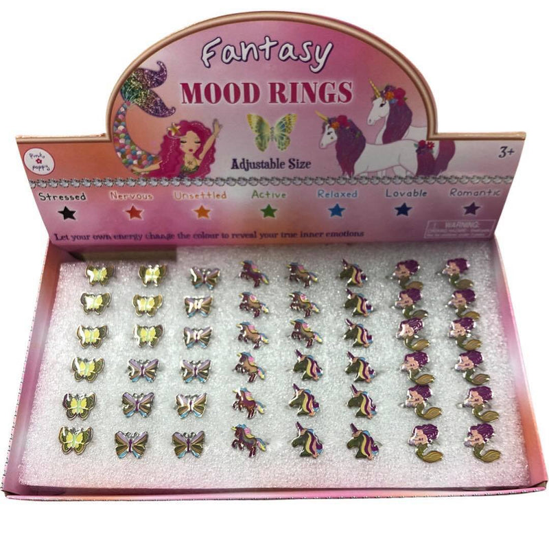 Pink Poppy |  Fantasy Mood Rings