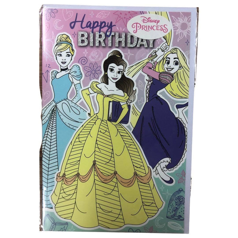 Disney Princess Happy Birthday Card